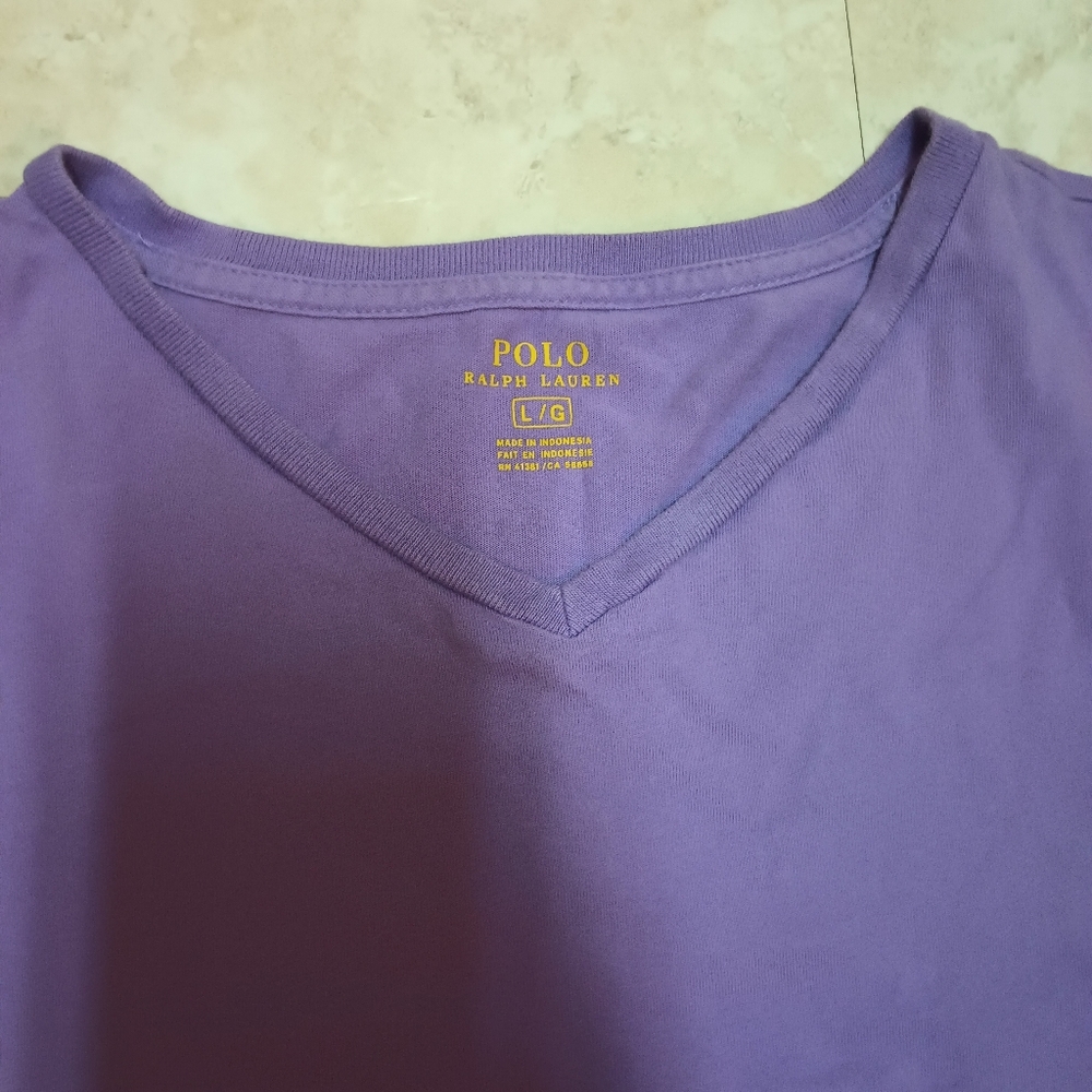 Ralph Lauren v-neck shirt - Picture 2 of 3